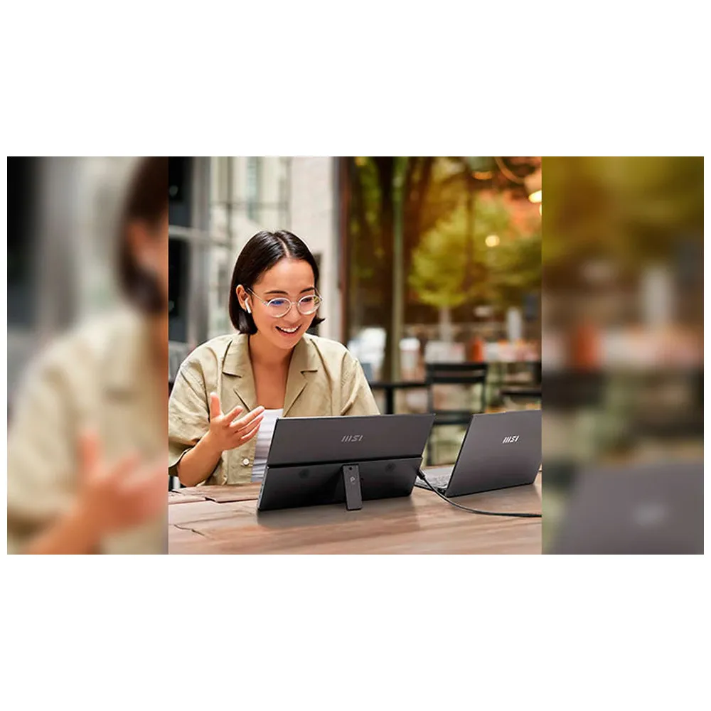 Monitor portátil MP165 E6 15.6" FHD IPS 1080p USB C / HDMI PARLANTES incorporados ALTAVOCES - Vista 2