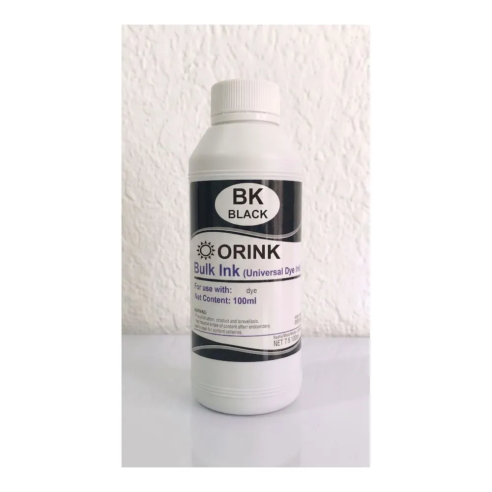 Tinta DYE ORINK NEGRA BK 1L UV universal EPSON CANON BROTHER - Vista 2