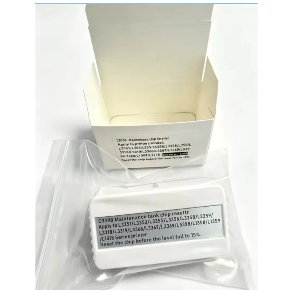 Reset Caja De Mantenimiento epson C9398 Reseteador chip caja de Mantenimiento L1350 L3310 L3350 L3352 Chip C9398 Reset Caja Mantenimiento epson L1350 L3310 L3350 L3352 RESET CHIP C9398 L1350 L3310 L33 - Vista 2