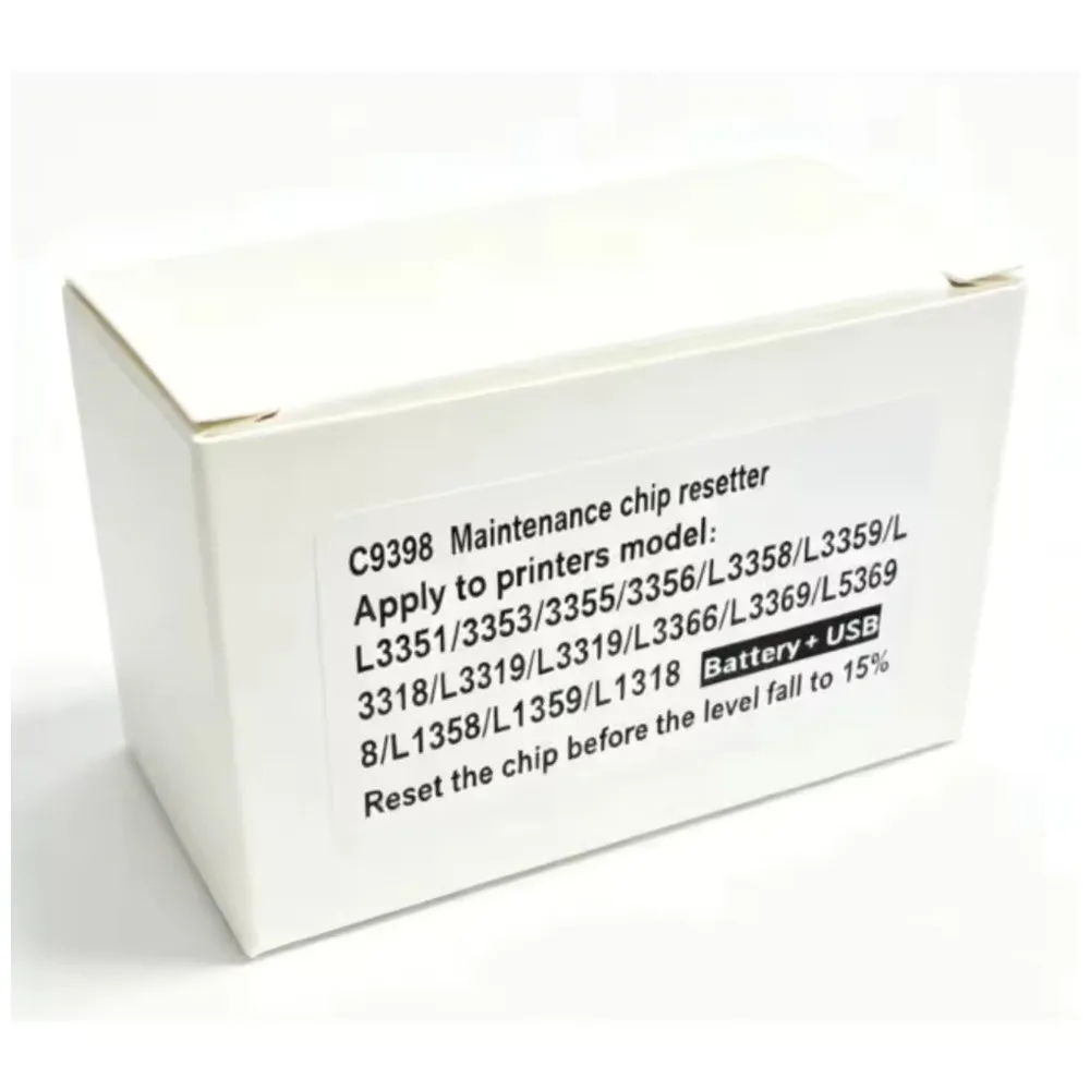 Reset Caja De Mantenimiento epson C9398 Reseteador chip caja de Mantenimiento L1350 L3310 L3350 L3352 Chip C9398 Reset Caja Mantenimiento epson L1350 L3310 L3350 L3352 RESET CHIP C9398 L1350 L3310 L33 - Vista 3