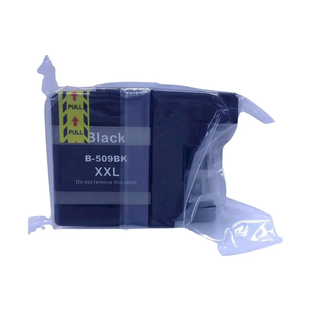 Cartucho brother compatible negro black LC509 LC509BK para DCP-J100 DCP-J105 MFC-J200 alto rendimiento - Vista 4