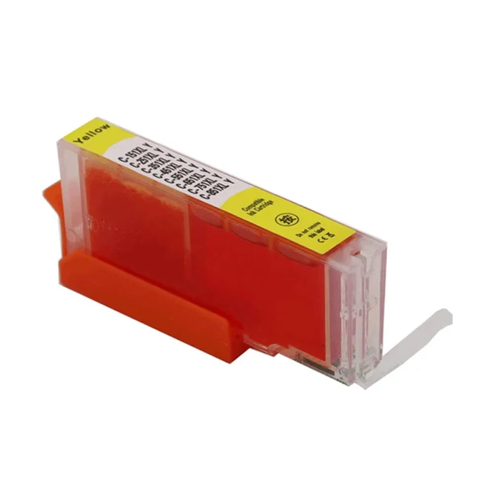 Cartucho compatible Canon CL-151Y 151 amarillo para PIXMA iP7210 iP8710 iX6810 MG5410 MG5510 MG5610 MG6310 MG6410 MG6610 MG7110 MG7510 MX721 - Vista 4