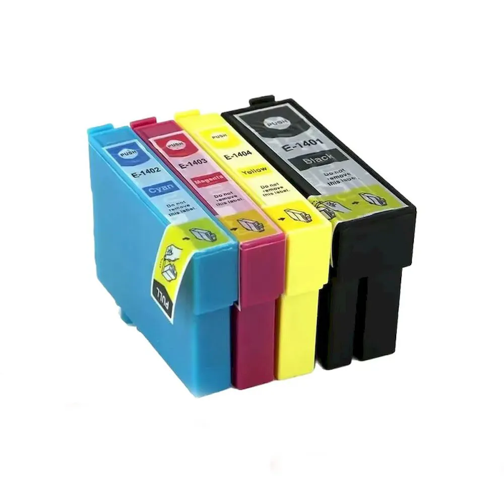 Cartucho compatible T140 T1401 - T1404 PARA Stylus TX210 TX220 TX560WD NX635 T1100 T42WD WF-3520 WF-3530 WF-3540 - Vista 1