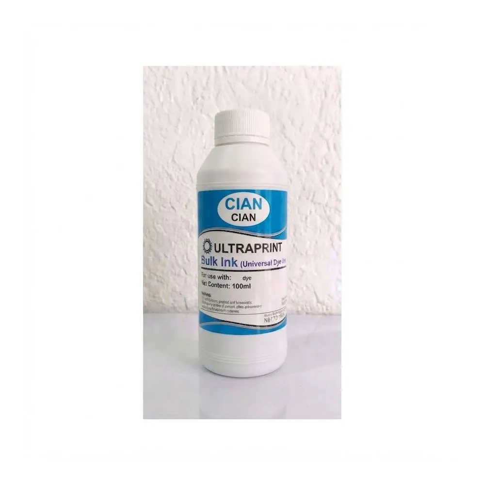 Botella de tinta COMPATIBLE ULTRAPRINT CIAN 1L - Vista 2