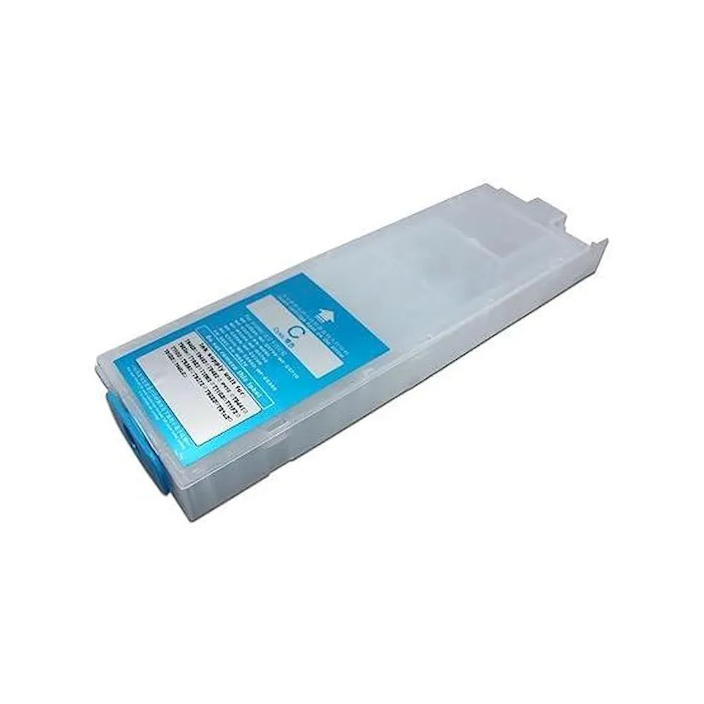 CARTUCHO RECARGABLE CIAN 320ML PARA EPSON WORKFORCE WF-C5810 WF-C5890 SIN CHIP SISTEMA CONTINUO - Vista 4