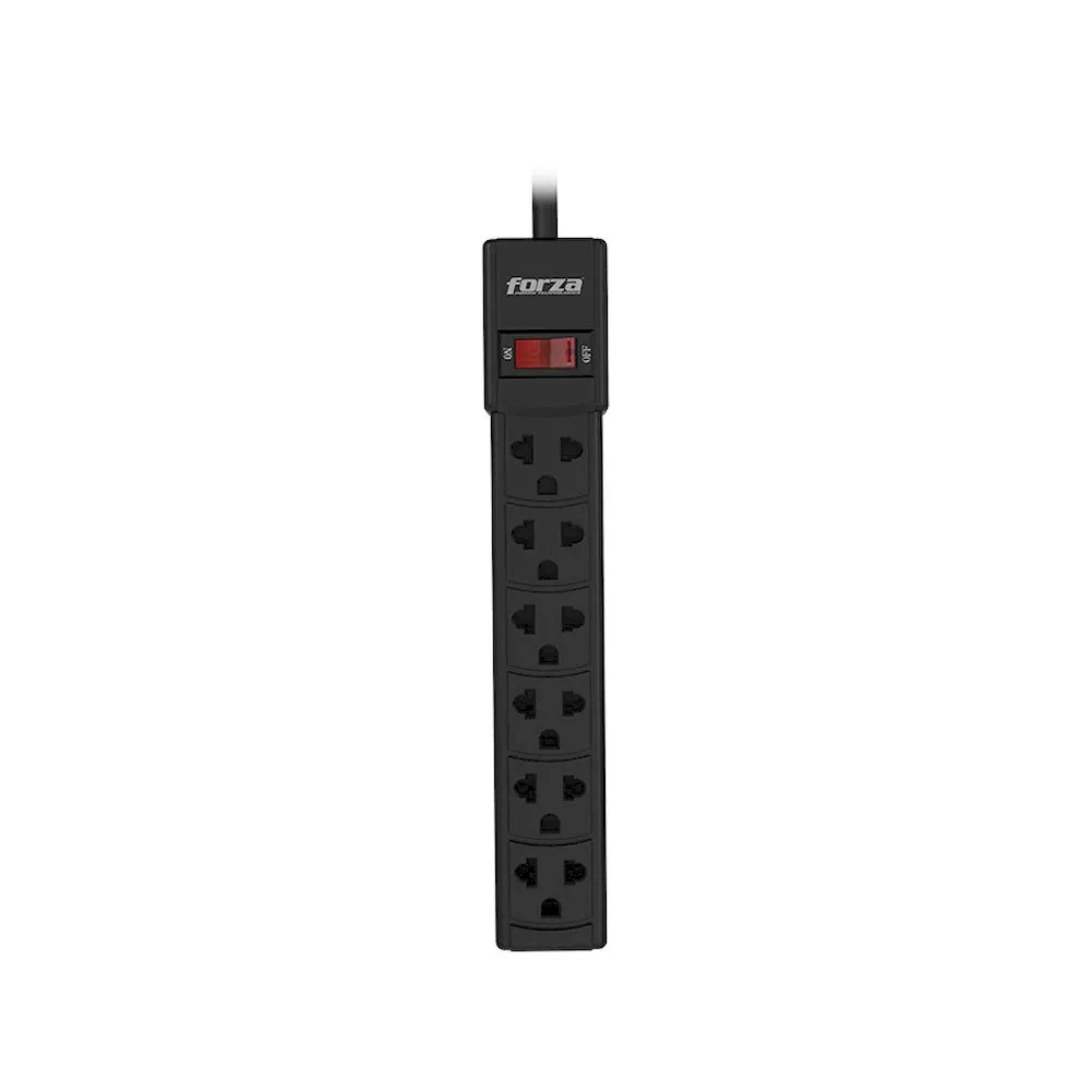 Regleta Supresor de picos FORZA PS-001B 110/220V - Vista 2
