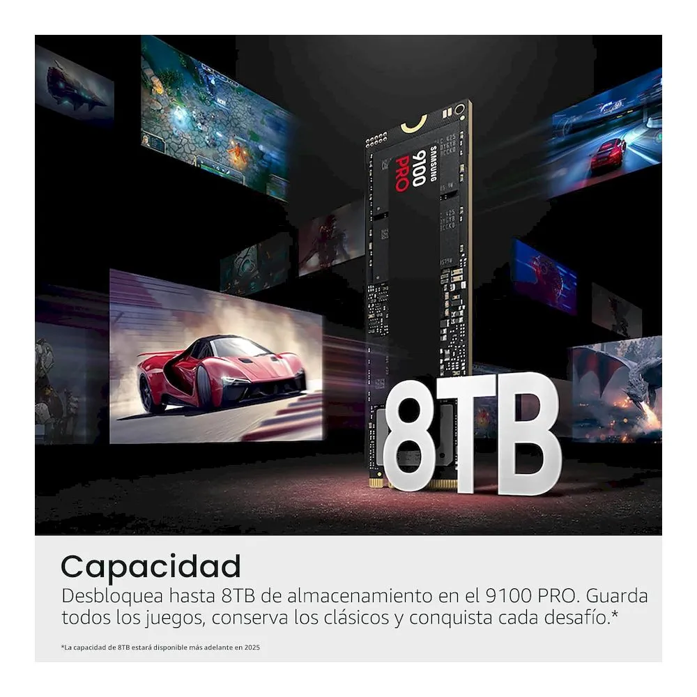 DISCO SOLIDO SAMSUNG 9100 PRO 1TB M.2 NVME LAPTOP PCIE 5 14700 MBS - Vista 4