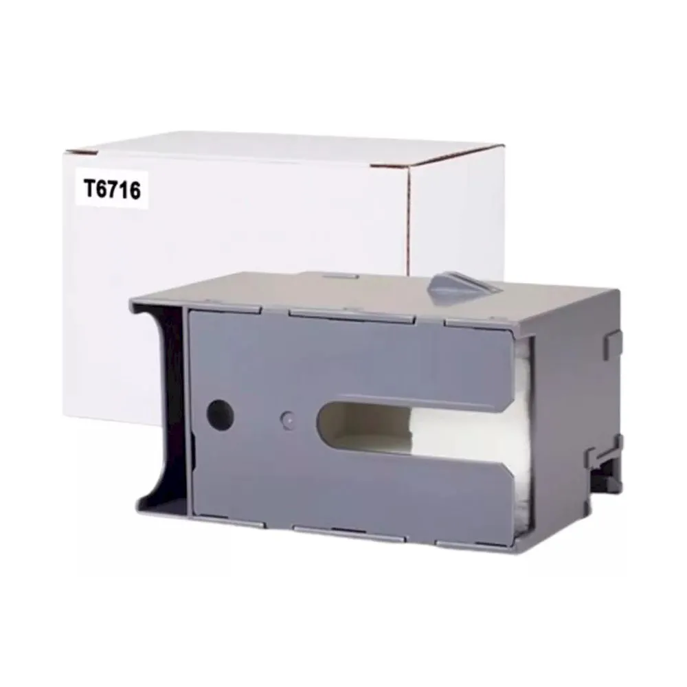 Caja Mantenimiento Epson T6716 COMPATIBLE WorkForce C5710 C5790 C5290 C5210 - Vista 3