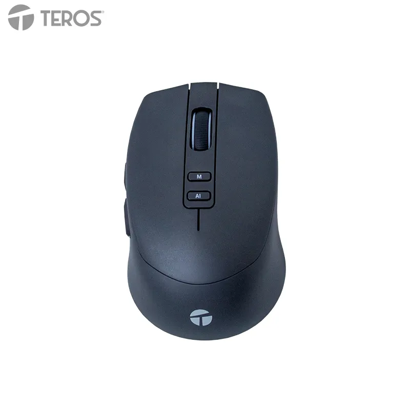 Mouse inalámbrico TEROS TE-1249AI, 2.4GHz, 3200 DPI, BT, Receptor USB - Vista 1