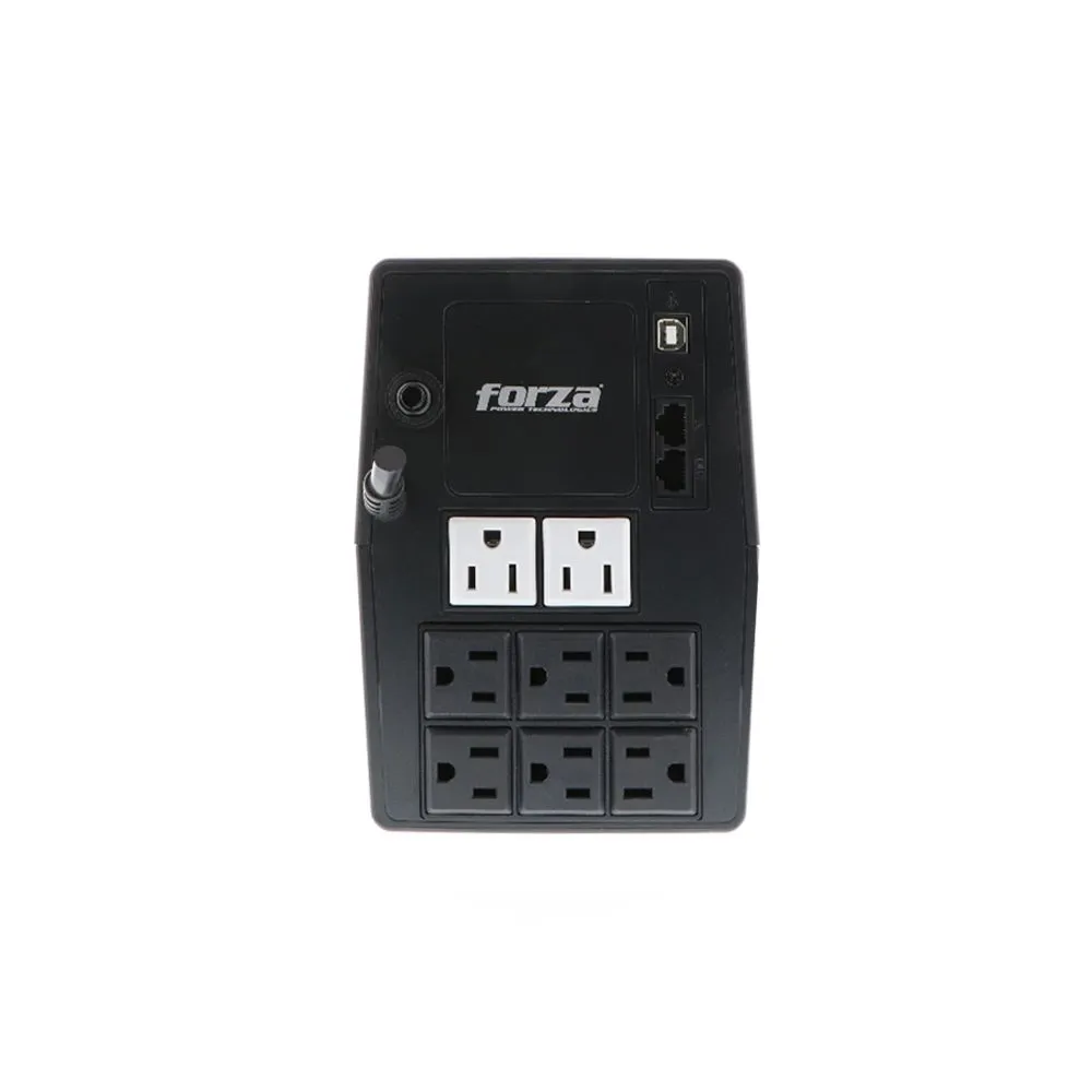 UPS FORZA SL-1012UL INTELIGENTE 1000VA/600W 8 TOMAS LCD TACTIL - Vista 3