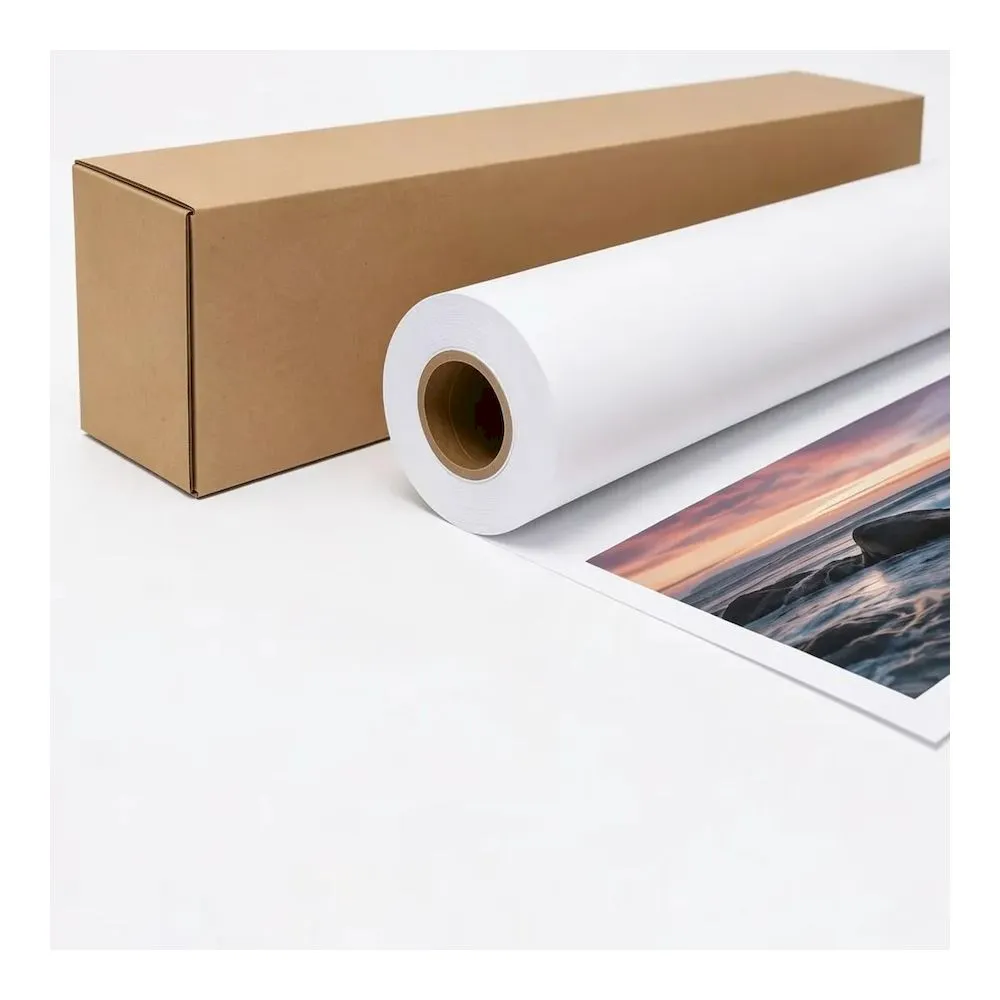 PAPEL FOTOGRAFICO ADHESIVO Brillante GLOSSY 135 gramos ROLLO BOBINA DE PAPEL 30M - Vista 2