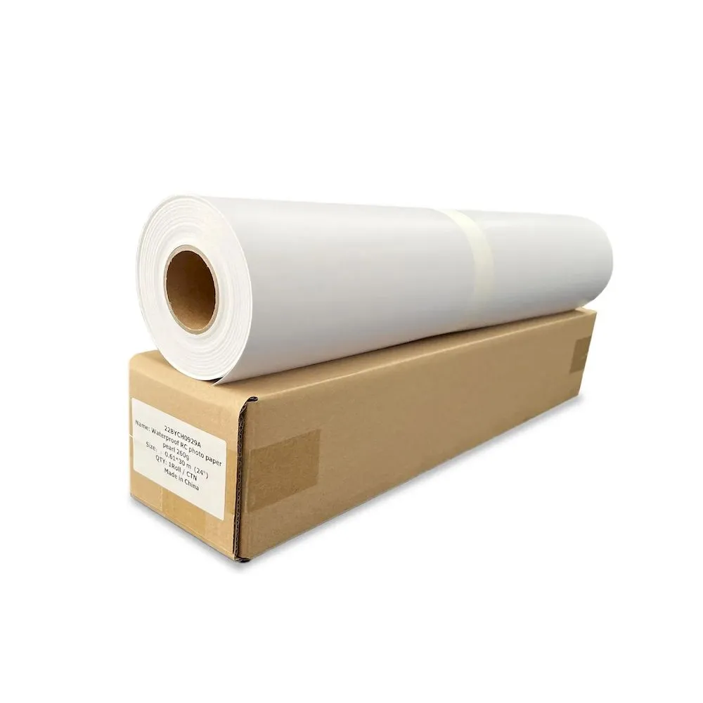PAPEL FOTOGRAFICO ADHESIVO Brillante GLOSSY 135 gramos ROLLO BOBINA DE PAPEL 30M - Vista 3