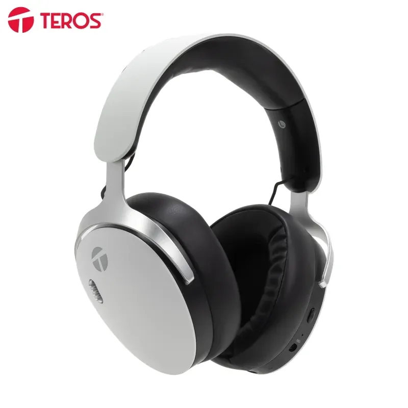 Audífono inalámbrico gamer TEROS TE-80720WBK, BT, USB - Vista 1