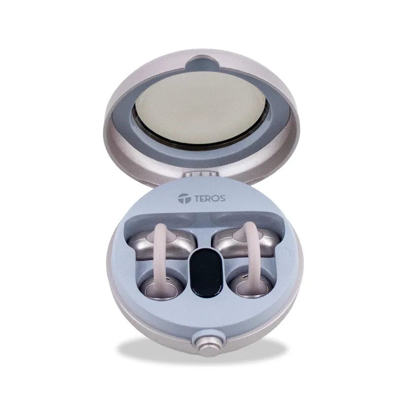 Audífonos inalámbricos TEROS ROSA TITANIO TE-80712RS, BT 5.4, USB - Vista 2