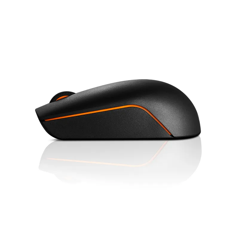 Mouse Lenovo 300 compacto, inalámbrico (2.4GHz a través de nano receptor USB-A), Negro - Vista 2
