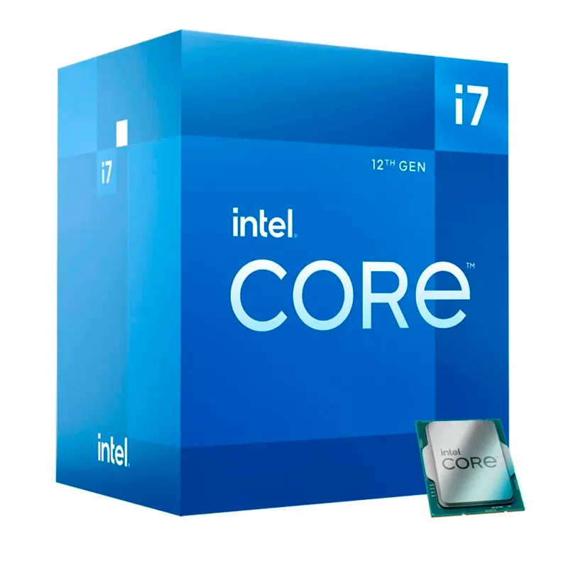 Procesador Intel Core i7-12700 2.10/4.90GHz, 25MB SmartCaché, LGA1700, 65W, Intel 7(10nm) - Vista 1