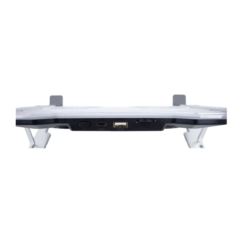 Cooler para notebook TEROS TE-7135N, soporta tablets y notebooks de 9" hasta 16", plateado - Vista 4