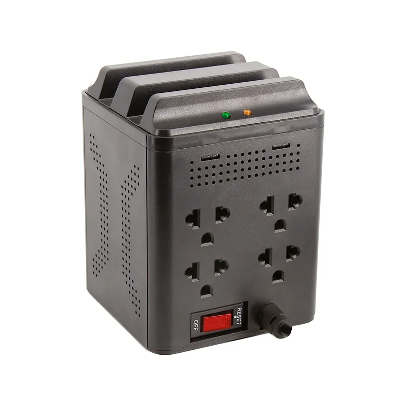 Estabilizador CDP RUAVR1004i AVR 1000VA/500W 4 salidas 4 USB (2A/2C) 120J - Vista 1